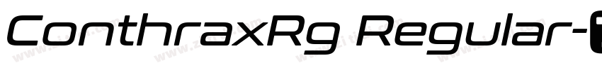 ConthraxRg Regular字体转换